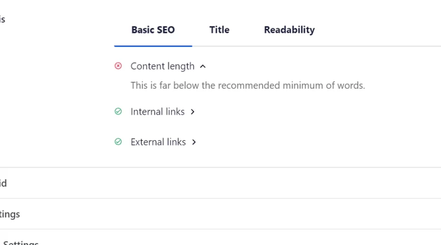 AIOSEO Internal link external link 인식 못하는 경우 해결방법