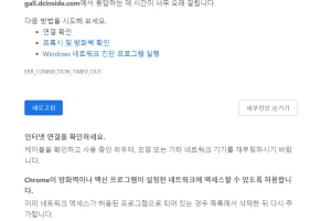 디시인사이드 응답하는 데 시간이 너무 오래 걸립니다. 해결방법