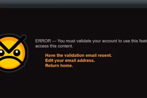 Newgrounds You must validate your account 에러 해결방법