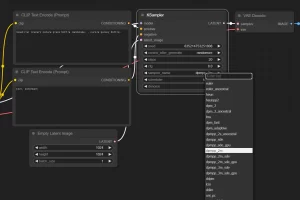 ComfyUI Sampling method DPM++ 2M Karras 설정방법