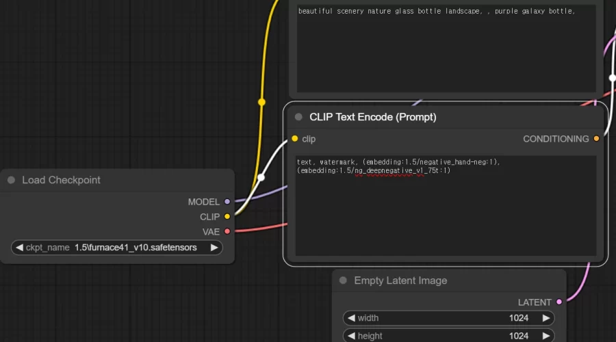 ComfyUI Embedding 사용방법