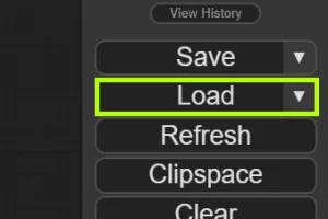 ComfyUI Workflow Load 방법