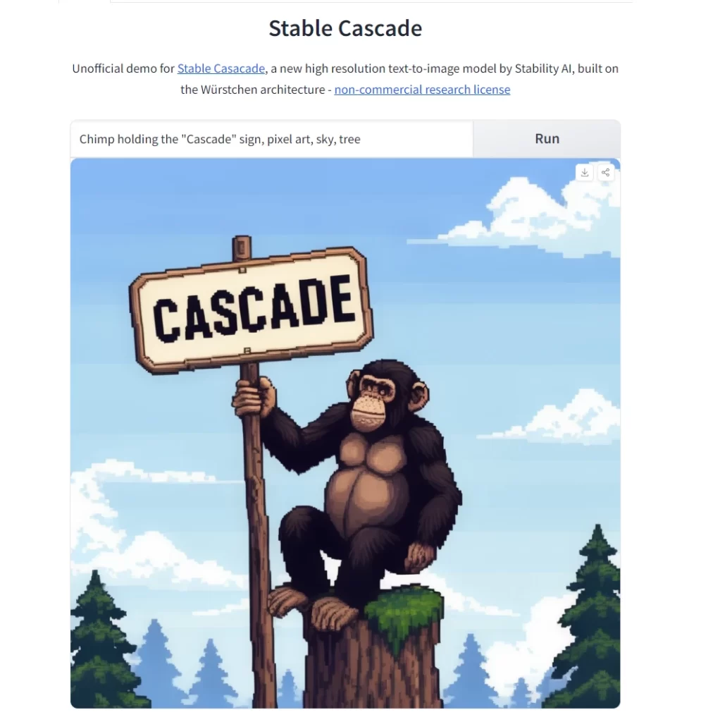 Stable Cascade 데모 체험 사이트