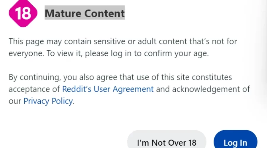 레딧 Mature Content 로그인 없이 보는 방법