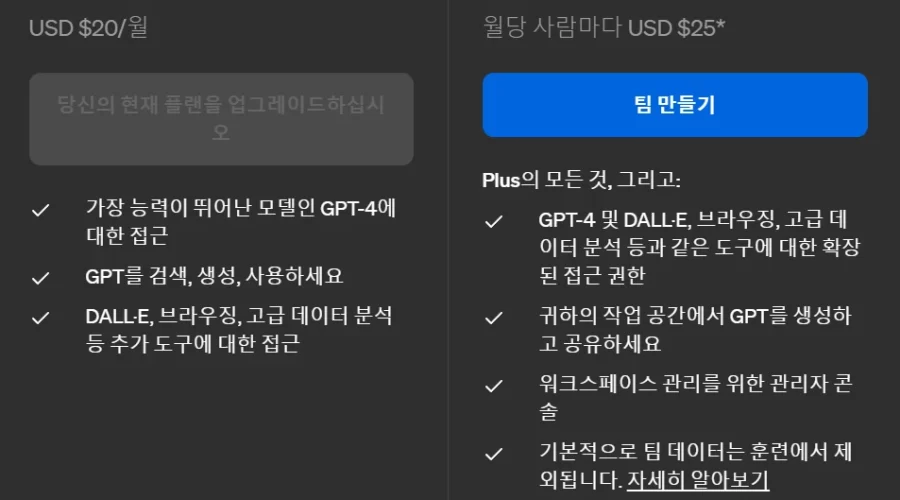 ChatGPT 플러스 결제하기 VS API 사용하기