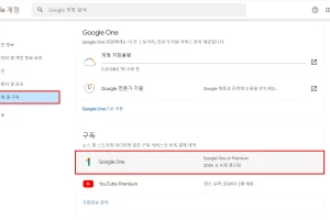 Google One 자동 결제 취소방법