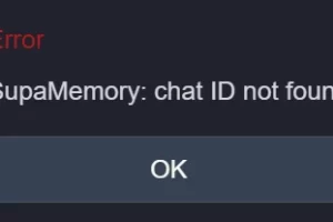 RisuAI SupaMemory: chat ID not found 해결방법