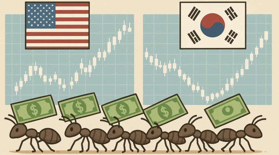 미 증시에서 한국으로 돌아가는 개미들 대체 무슨 일일까?