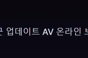 missav 최신순 업데이트 순으로 보는법