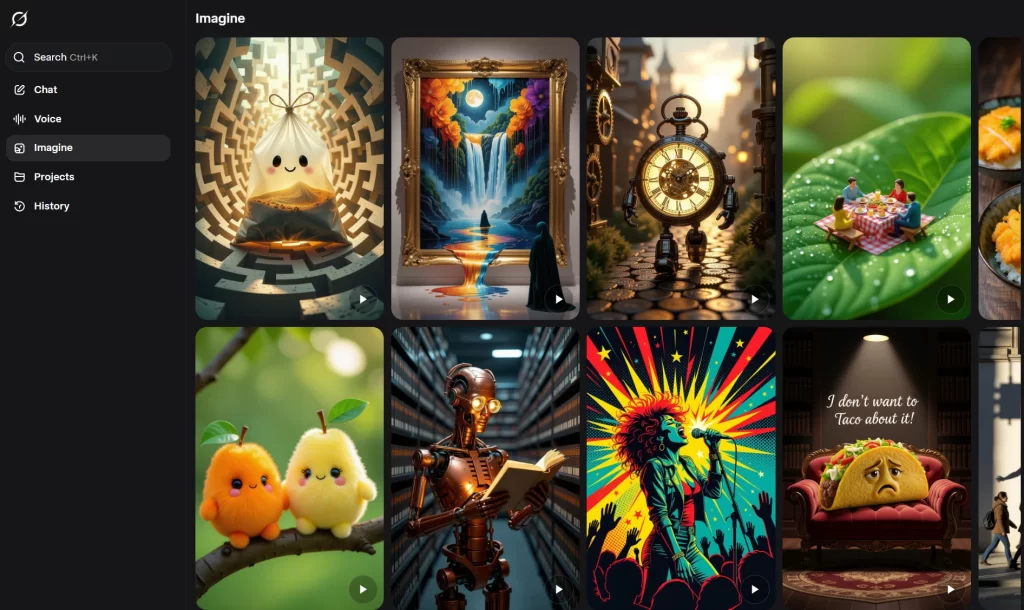 Grok Imagine 내가 만든 이미지 숨기는 방법