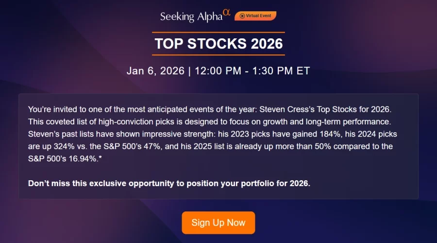 Seeking Alpha Top Stocks 2026 이번에는 50% 수익을 넘길까?